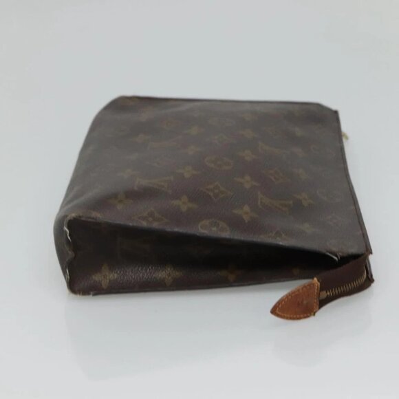 LOUIS VUITTON Monogram Poche Toilette 26 Pouch M47542 LV Auth EC116 - Picture 2 of 15